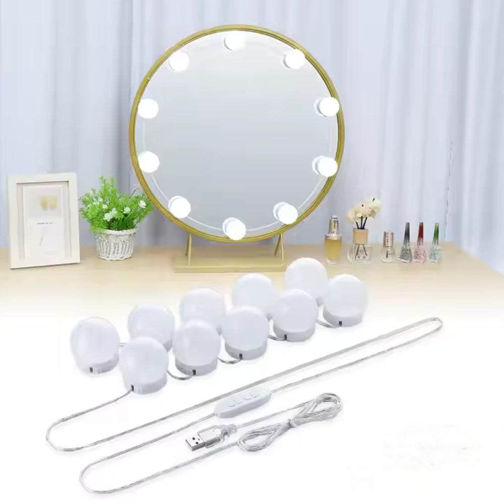 Makeup Mirror LED Light Bulbs Vanity Lights USB 12V Lighting Dimmable LED -  - #tag2#