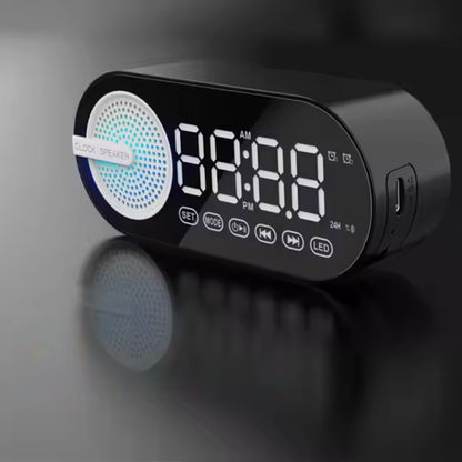 RGB Bluetooth Speaker Alarm Clock with TWS and Large Display -  - #tag2#