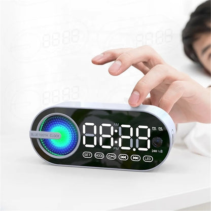 RGB Bluetooth Speaker Alarm Clock with TWS and Large Display -  - #tag2#