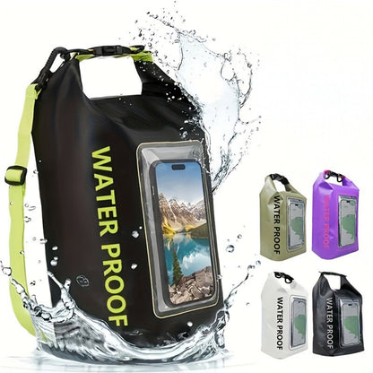 Waterproof PVC Dry Bag Swimming Outdoor Beach Sport Bucket Bag - swimming bag - #tag2#