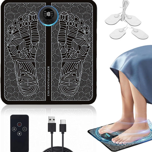 Foot Massager Stimulation Pad Electric Foot Massage With Remote - foot massager - #tag2#