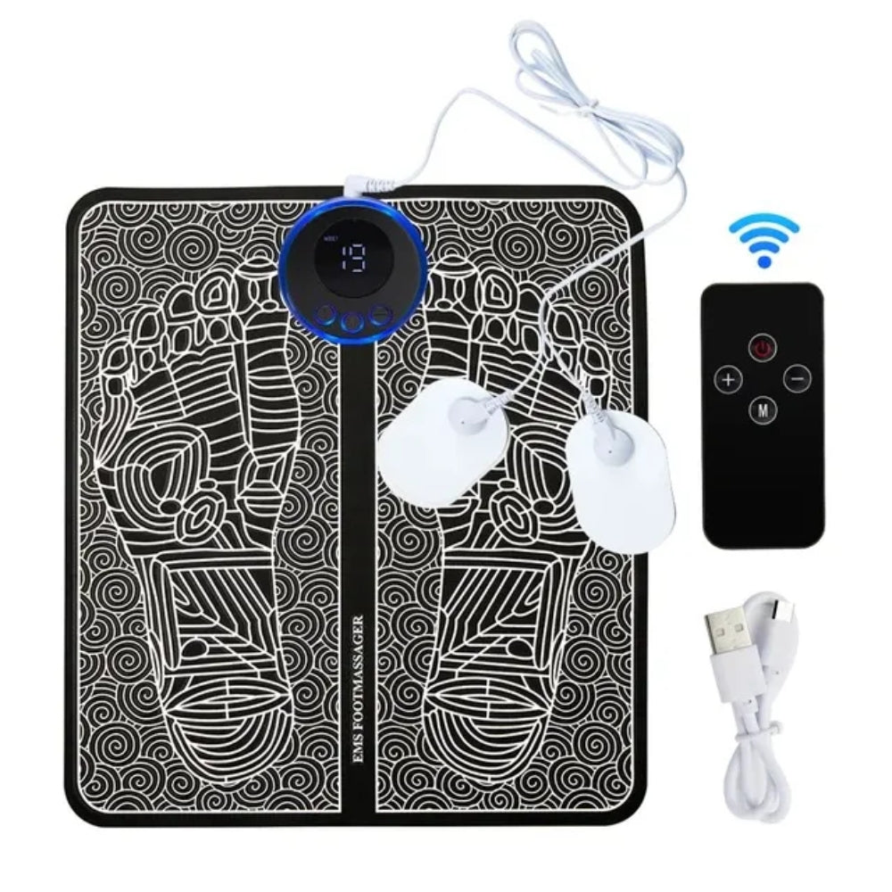 Foot Massager Stimulation Pad Electric Foot Massage With Remote -  - #tag2#