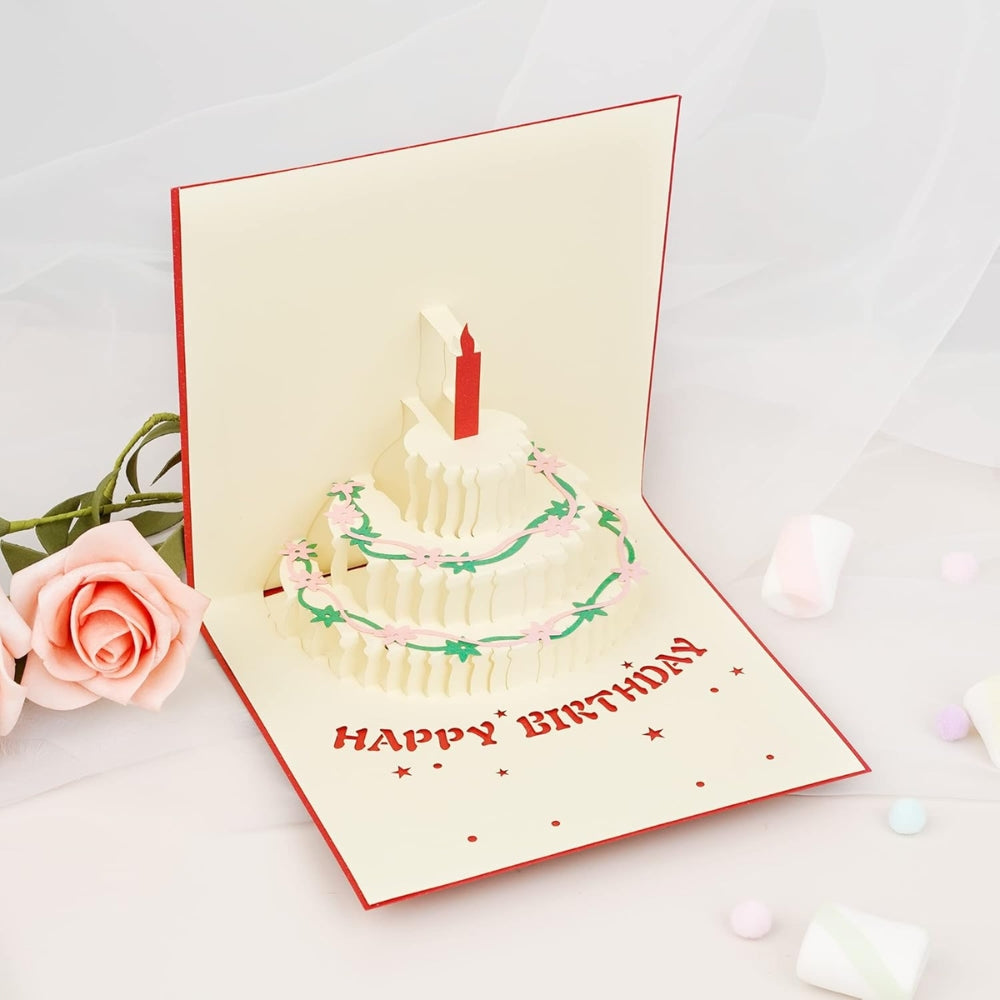 3D Light Music Birthday Card Creative Greeting Card - card - #tag2#