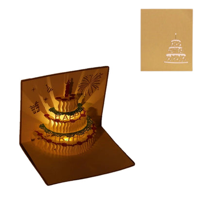 3D Light Music Birthday Card Creative Greeting Card -  - #tag2#