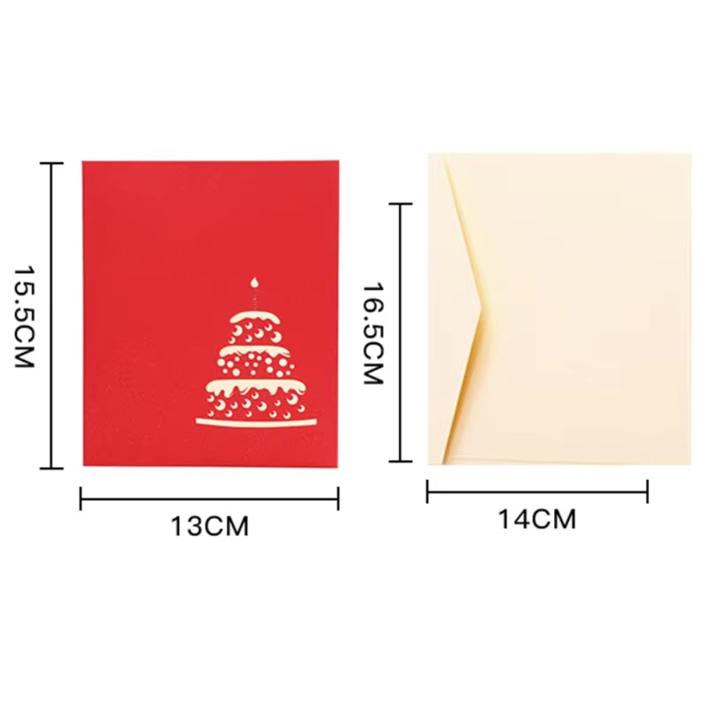 3D Light Music Birthday Card Creative Greeting Card -  - #tag2#