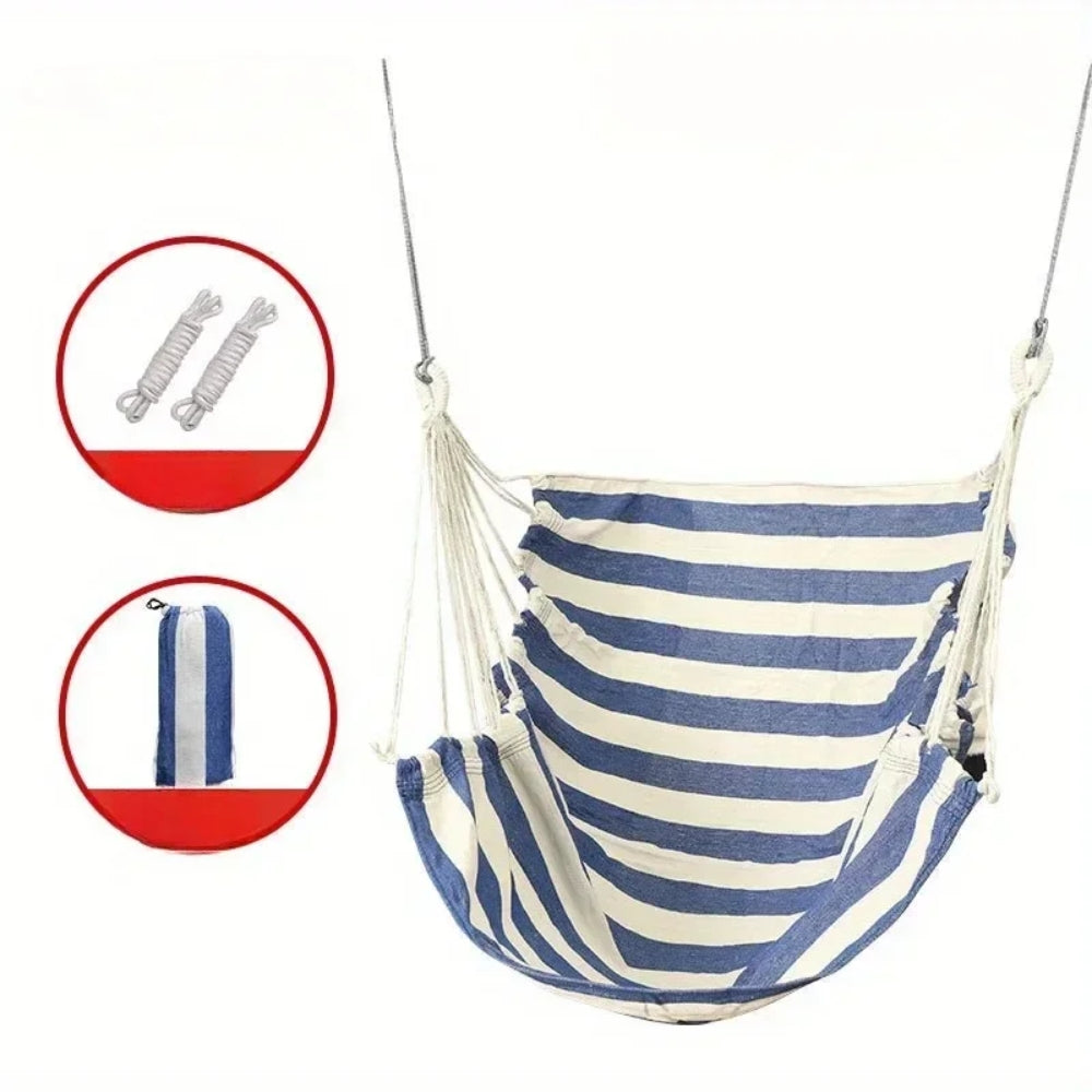 Outdoor Hammock Chair Canvas Swing Chair No Pillow Or Cushion Hammock -  - #tag2#