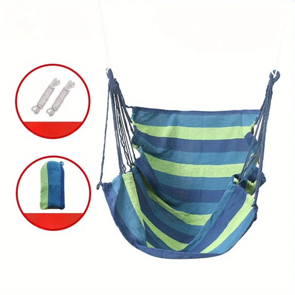 Outdoor Hammock Chair Canvas Swing Chair No Pillow Or Cushion Hammock -  - #tag2#