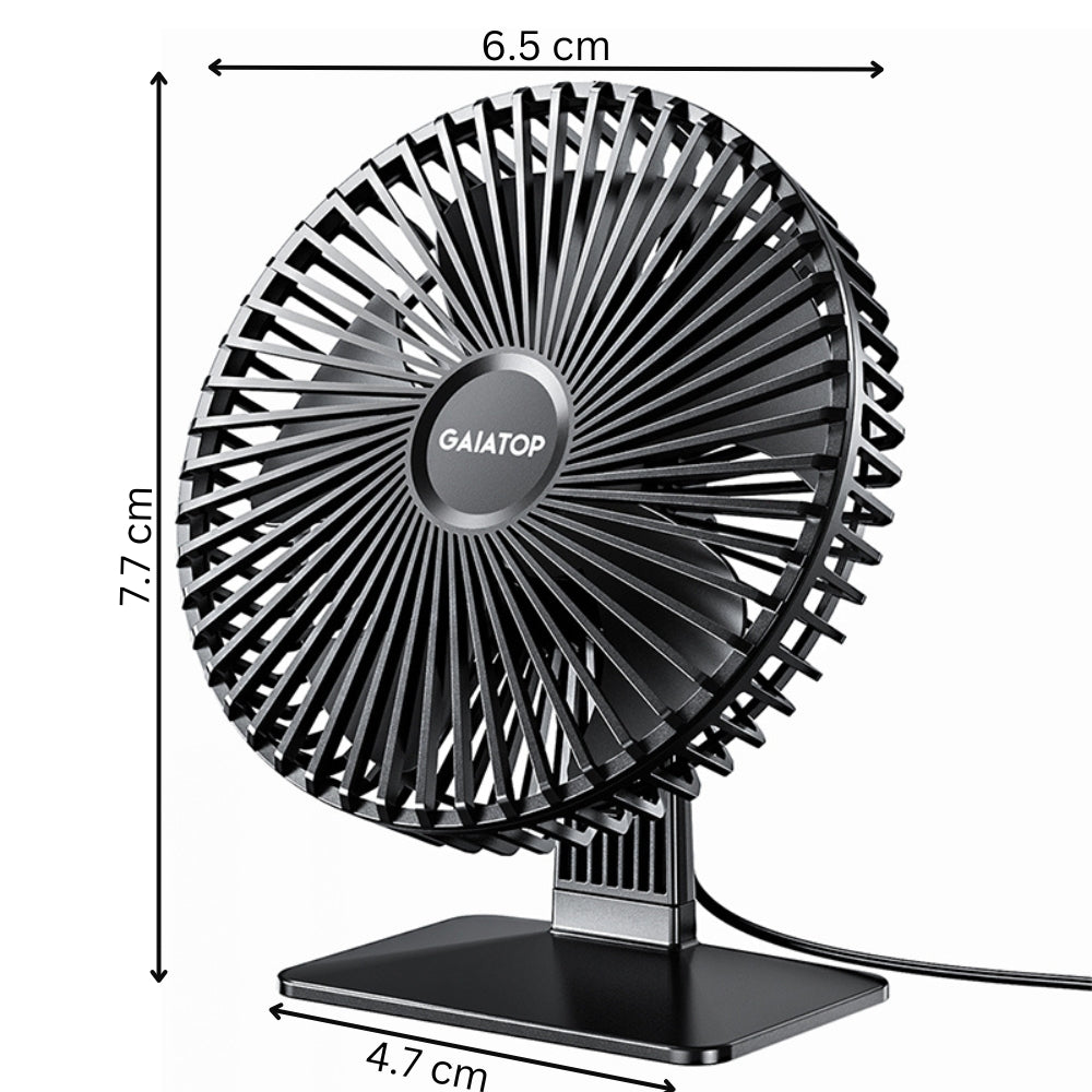 Desk Fan Portable USB Fan Adjustable Cooling Fan For Home Desk Office -  - #tag2#