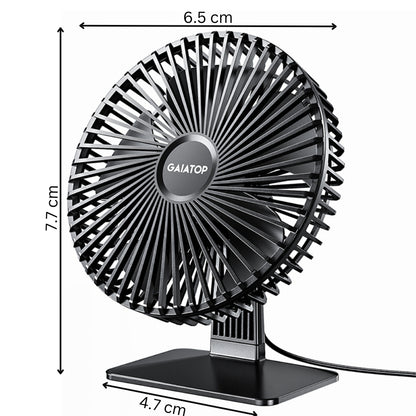 Desk Fan Portable USB Fan Adjustable Cooling Fan For Home Desk Office -  - #tag2#