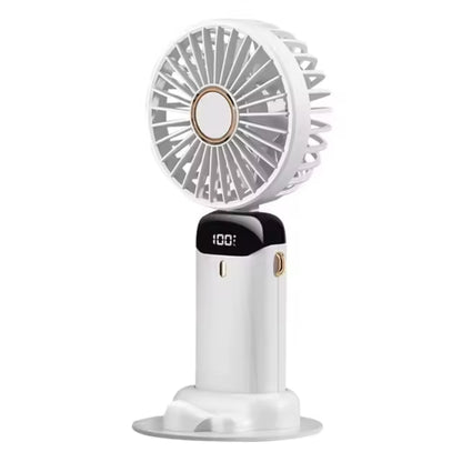 Handheld USB Mini Fan Foldable Portable Neck Hanging Rechargeable Fan -  - #tag2#