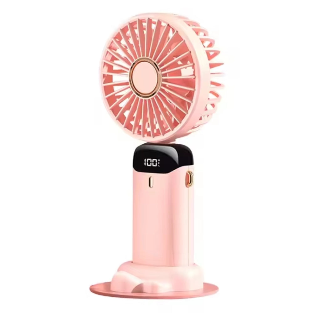 Handheld USB Mini Fan Foldable Portable Neck Hanging Rechargeable Fan -  - #tag2#