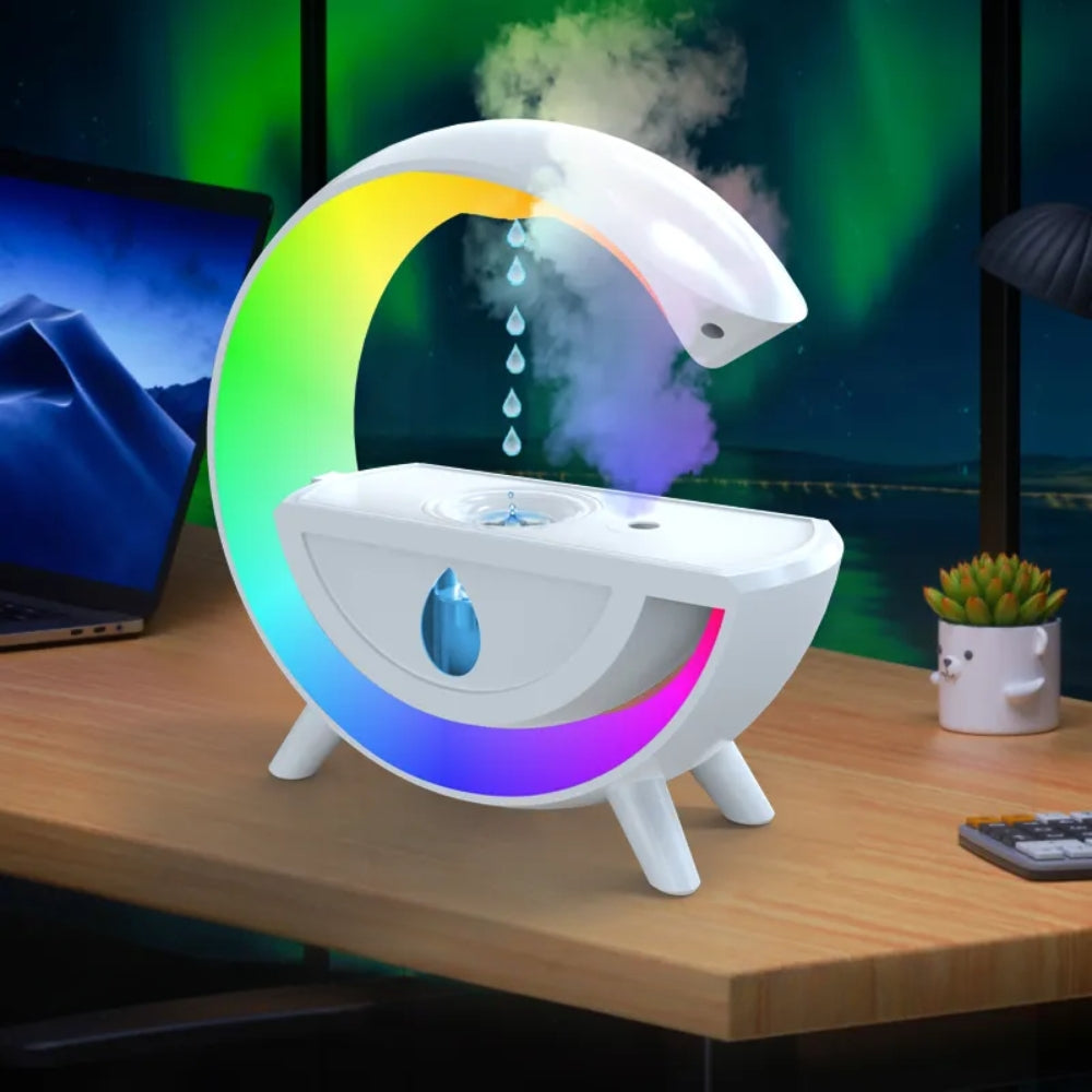 Anti Gravity Air Humidifier RGB Night Light Water Droplet Sprayer - humidifier - #tag2#