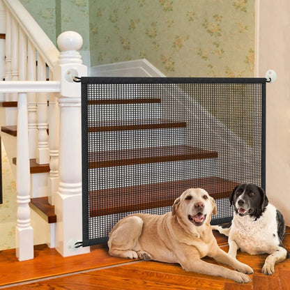 Pet Dog Barrier Fences Breathable Mesh Playpen For Dog Safety Fence_1