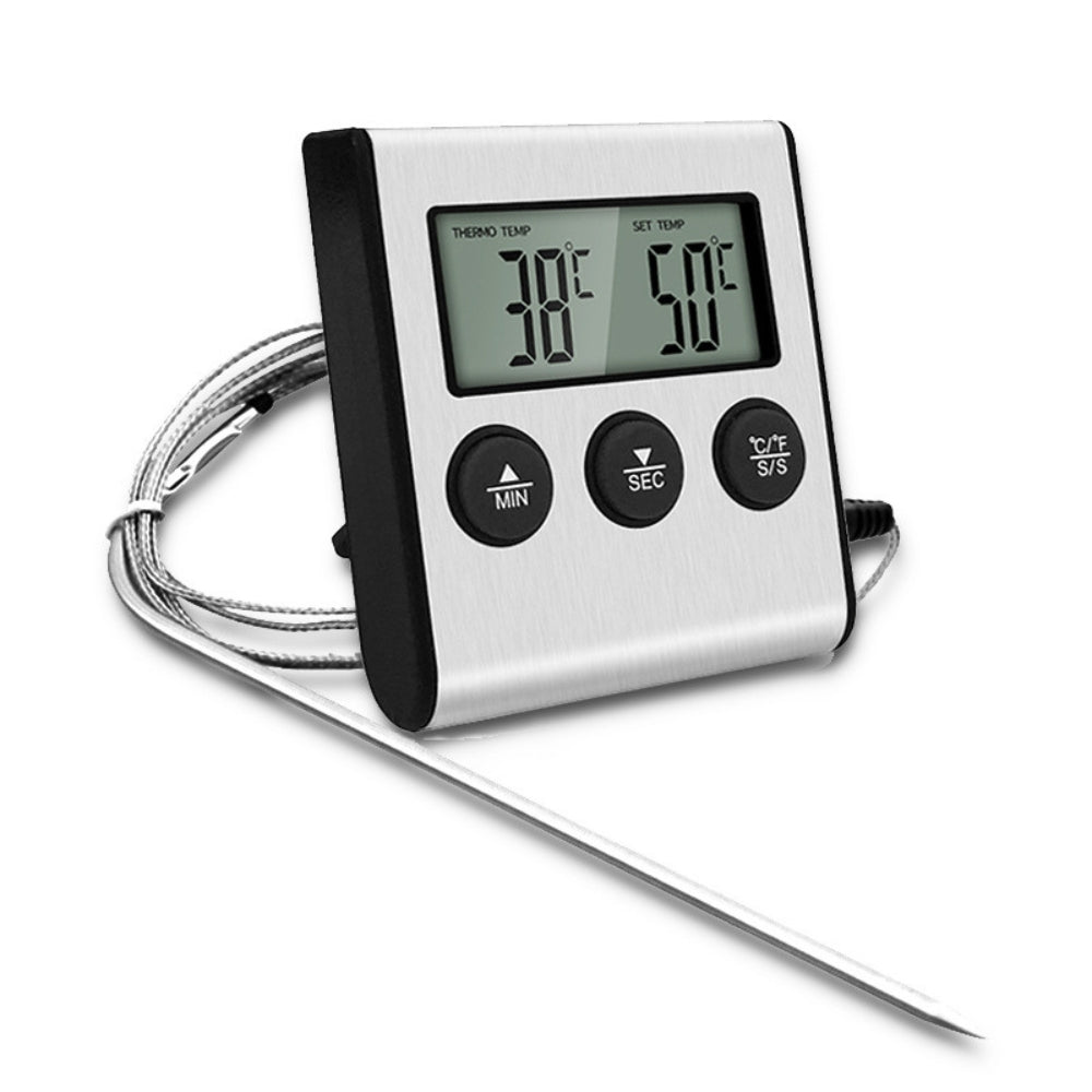 Kitchen Digital Cooking Thermometer Meat Food Temperature For Oven BBQ Grill_4