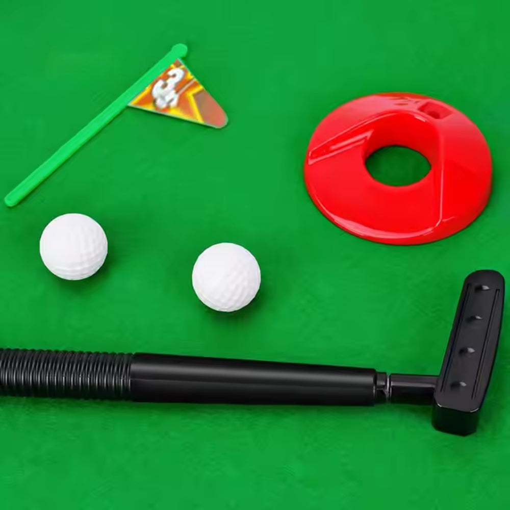 Mini Toilet Golf Toy Set Toilet Time Golf Game  Set Golf Training_2