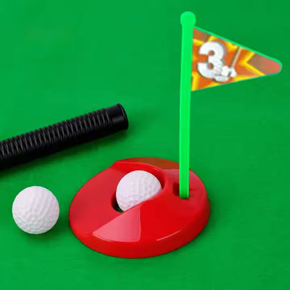 Mini Toilet Golf Toy Set Toilet Time Golf Game  Set Golf Training_1