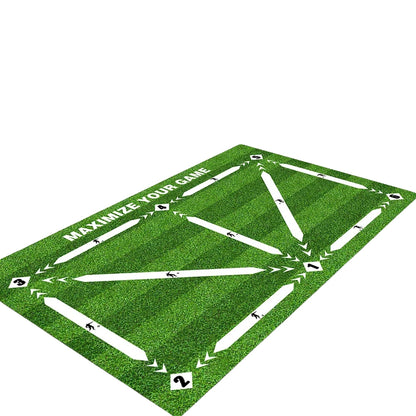 Football Training Mat Soccer Training Equipment Non Slip Foldable_7