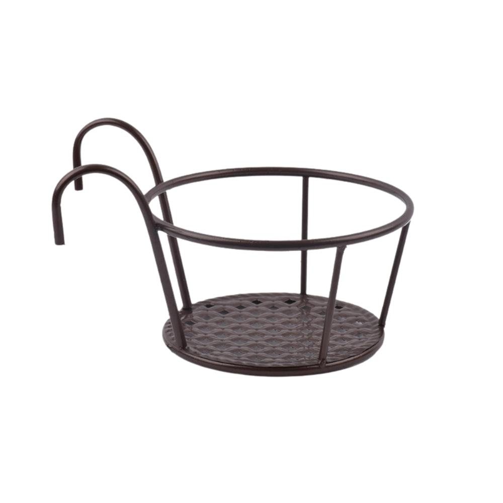 Iron Art Hanging Baskets Flower Pot Balcony Hanging Plant_7