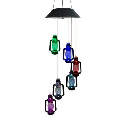 Solar Wind Chime Kerosene Lamp Retro Solar Courtyard Lamp_6