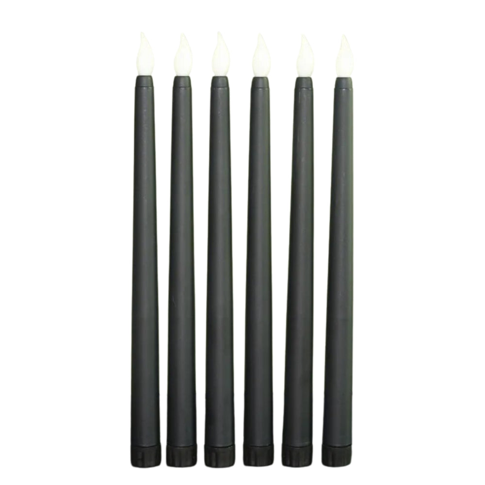 LED Flameless Flickering Taper Candles 3D Wick Candles Lamp_5