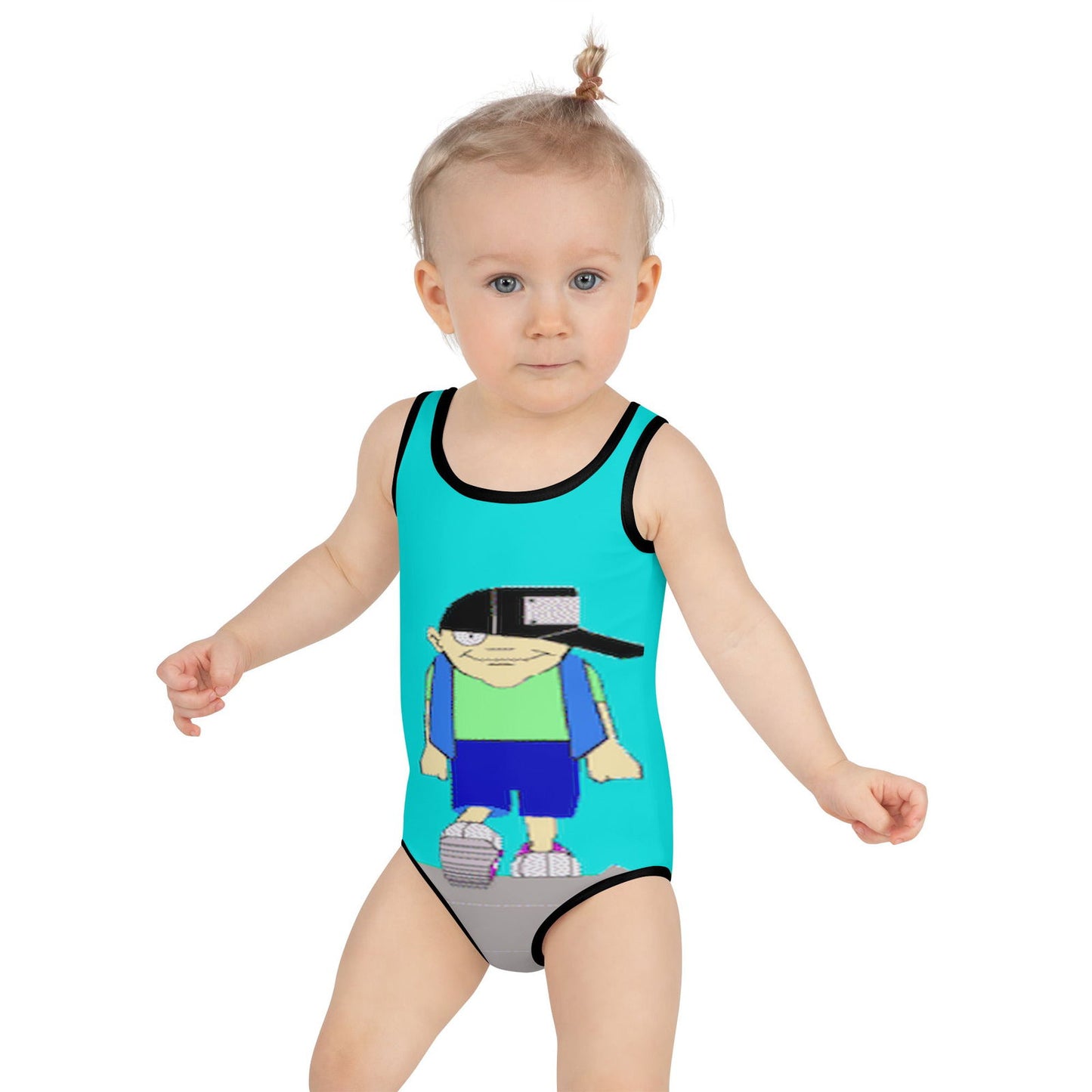 All-Over Print Kids Swimsuit -  - #tag2#