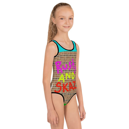 All-Over Print Kids Swimsuit -  - #tag2#