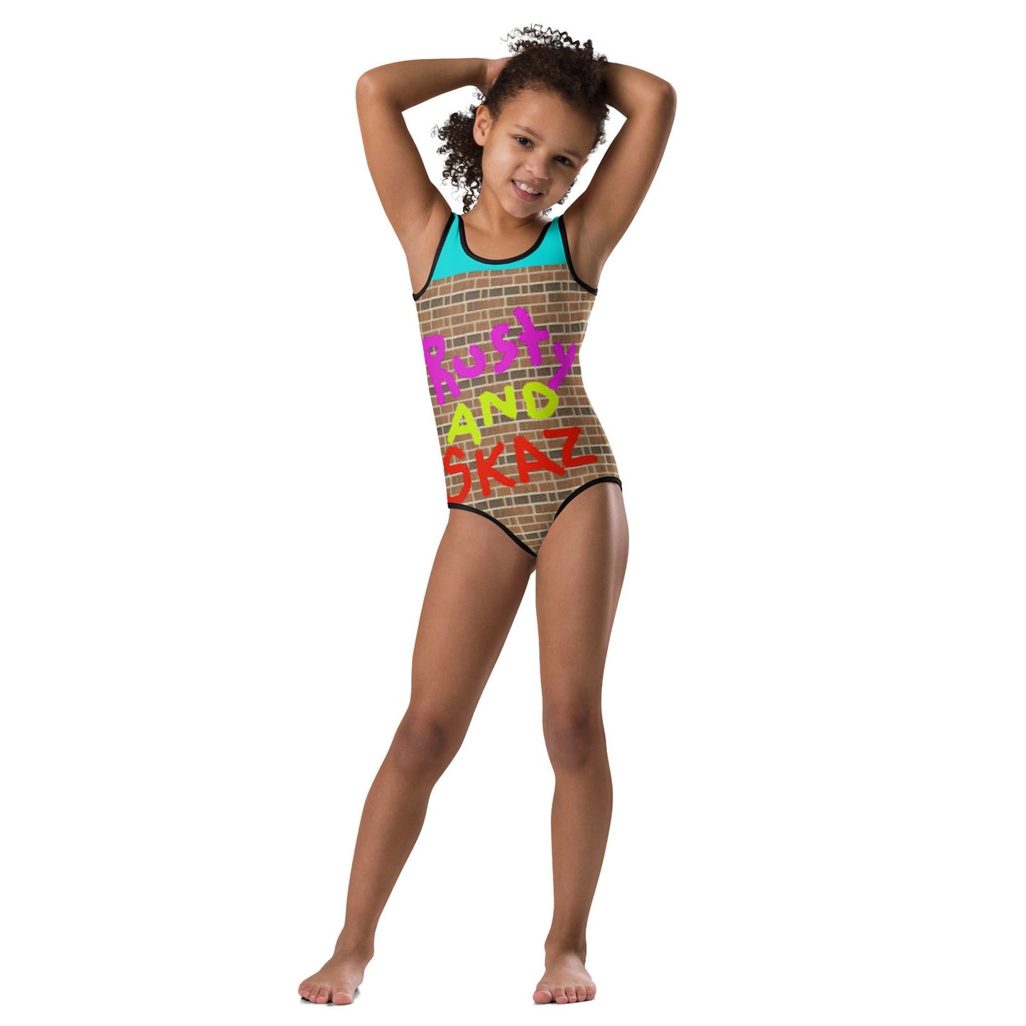 All-Over Print Kids Swimsuit -  - #tag2#