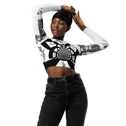 Crop Top-Long Sleeve-Recycled -  - #tag2#