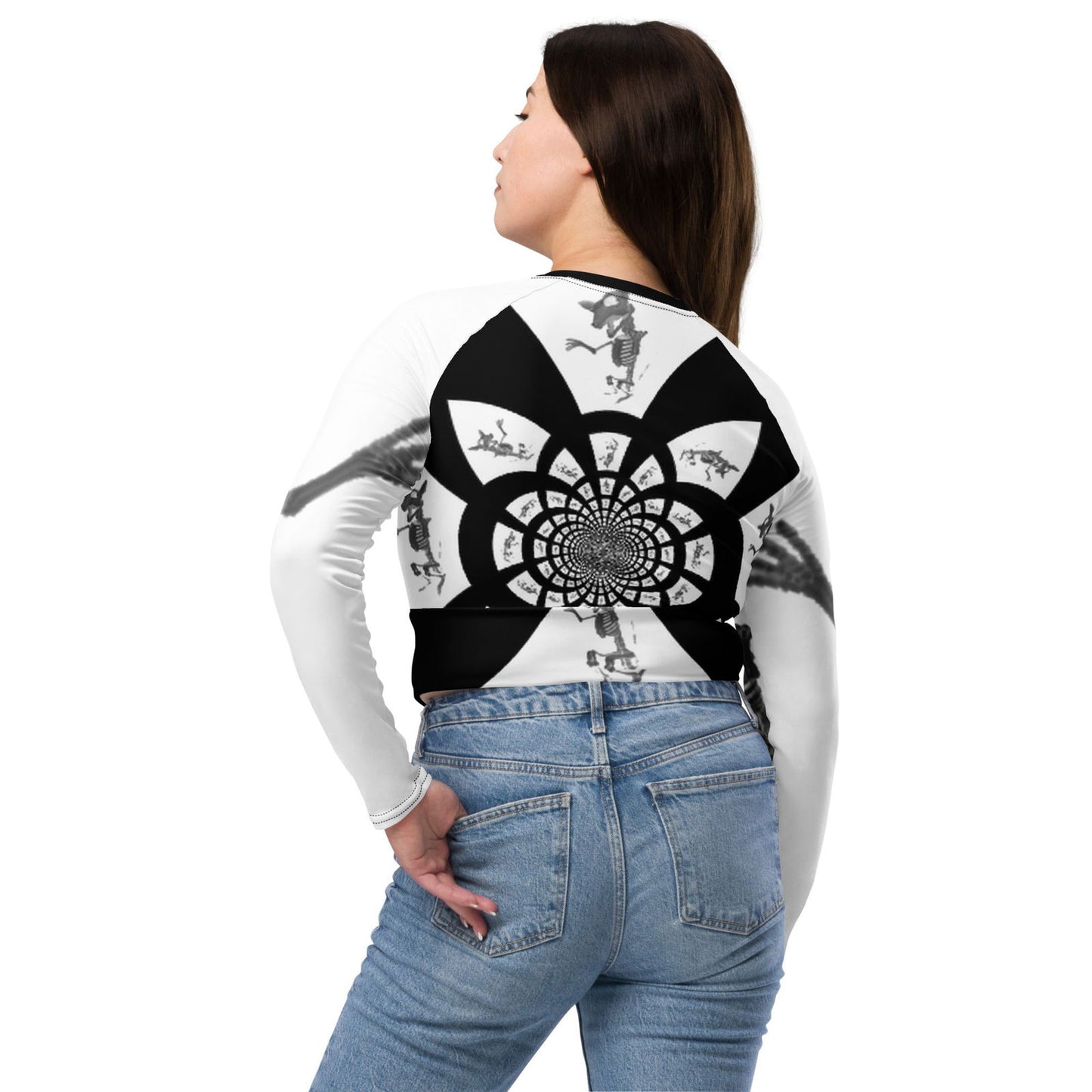 Crop Top-Long Sleeve-Recycled -  - #tag2#