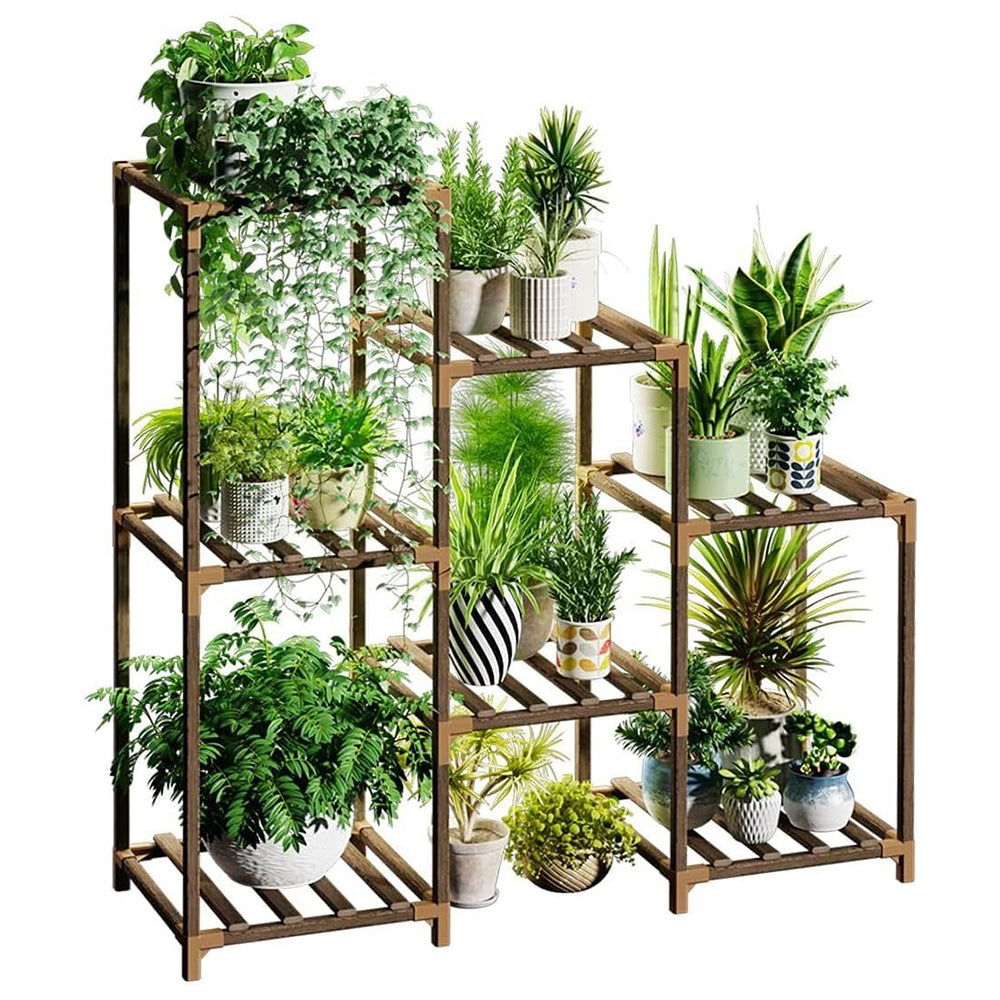 GREENHAVEN Multi-layer Wooden Plant Stand - plant stand - #tag2#