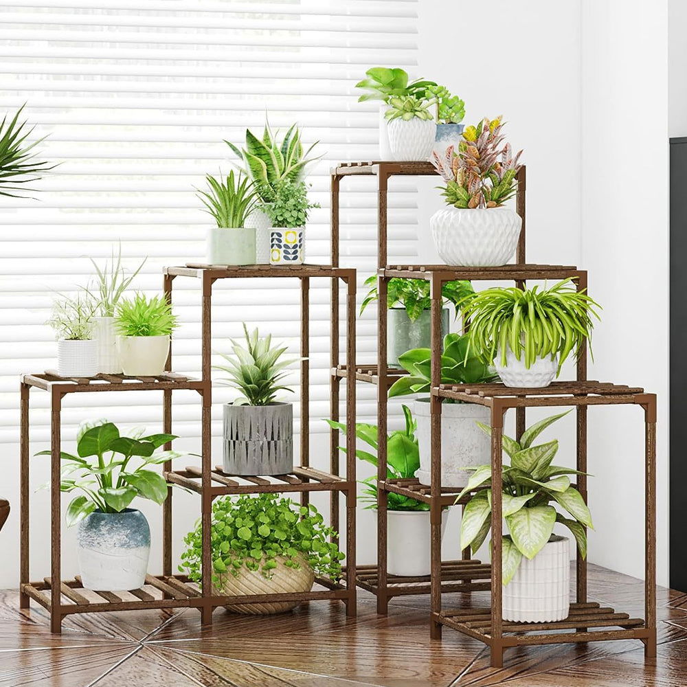 GREENHAVEN Multi-layer Wooden Plant Stand -  - #tag2#