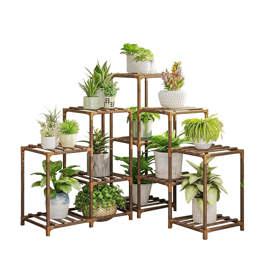 GREENHAVEN Multi-layer Wooden Plant Stand -  - #tag2#