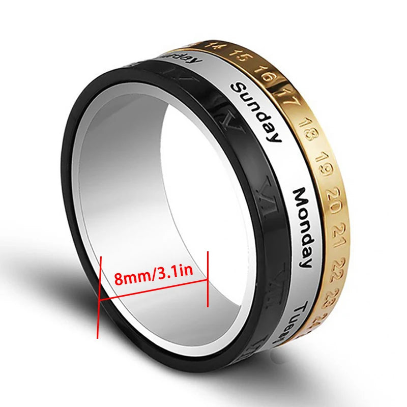 Titanium Steel Ring - Mens -  - #tag2#