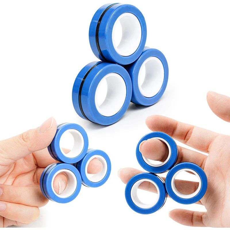 3PCS Fingertip Magnetic Rings -  - #tag2#