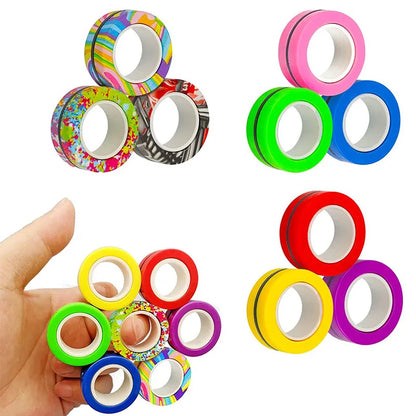 3PCS Fingertip Magnetic Rings -  - #tag2#