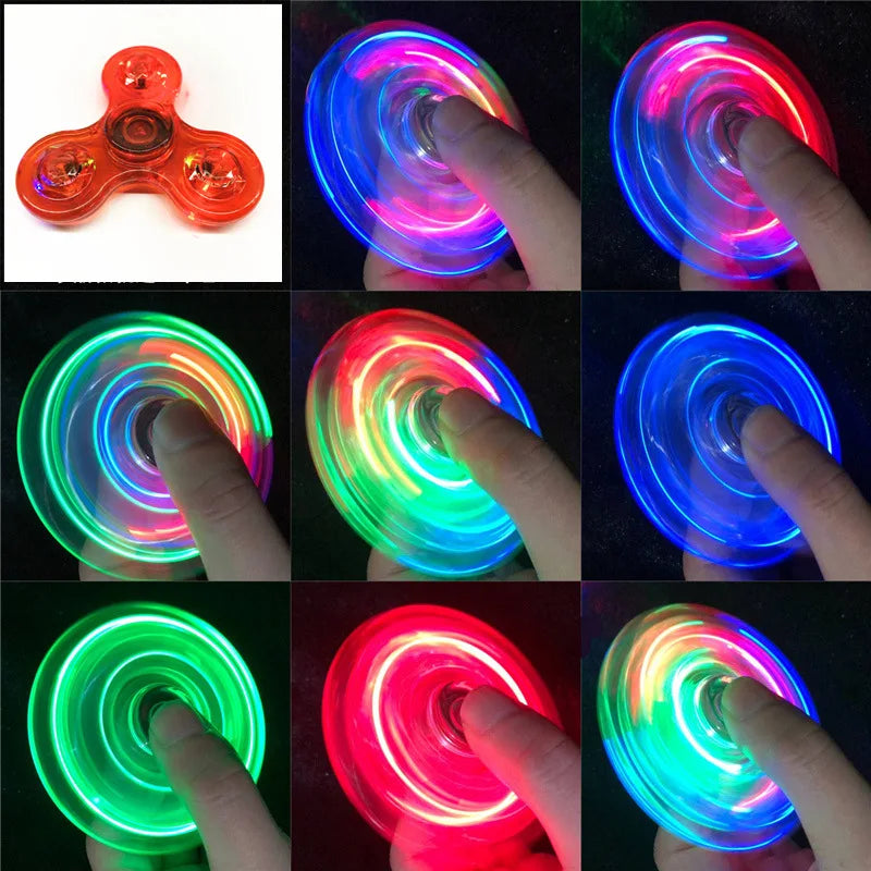 Crystal Luminous LED light Fidget Spinner -  - #tag2#