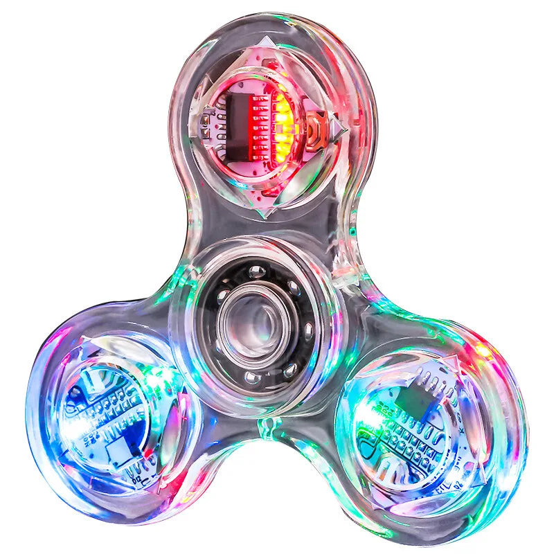 Crystal Luminous LED light Fidget Spinner - spinner - #tag2#