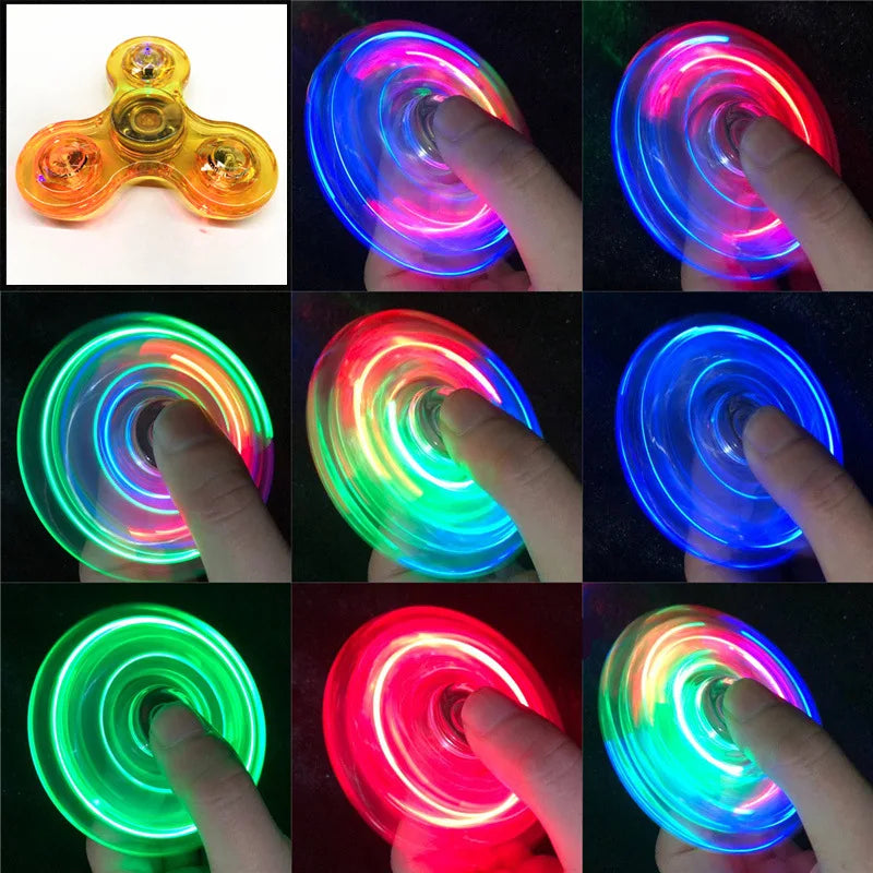 Crystal Luminous LED light Fidget Spinner -  - #tag2#