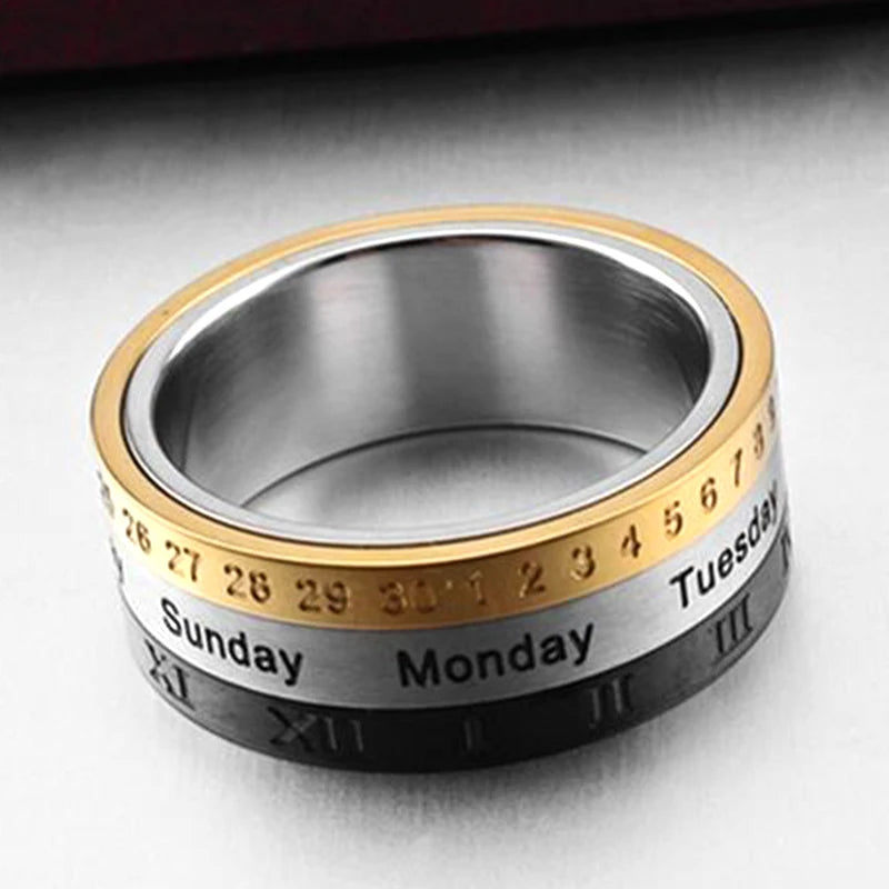 Titanium Steel Ring - Mens -  - #tag2#