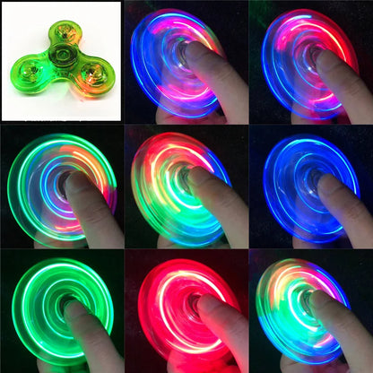 Crystal Luminous LED light Fidget Spinner -  - #tag2#