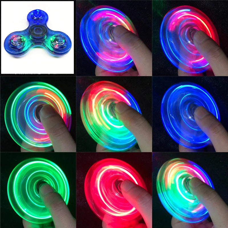 Crystal Luminous LED light Fidget Spinner -  - #tag2#