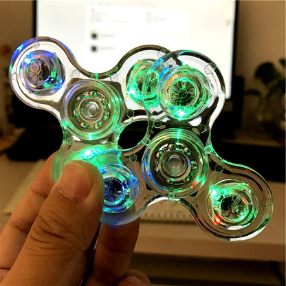 Crystal Luminous LED light Fidget Spinner -  - #tag2#