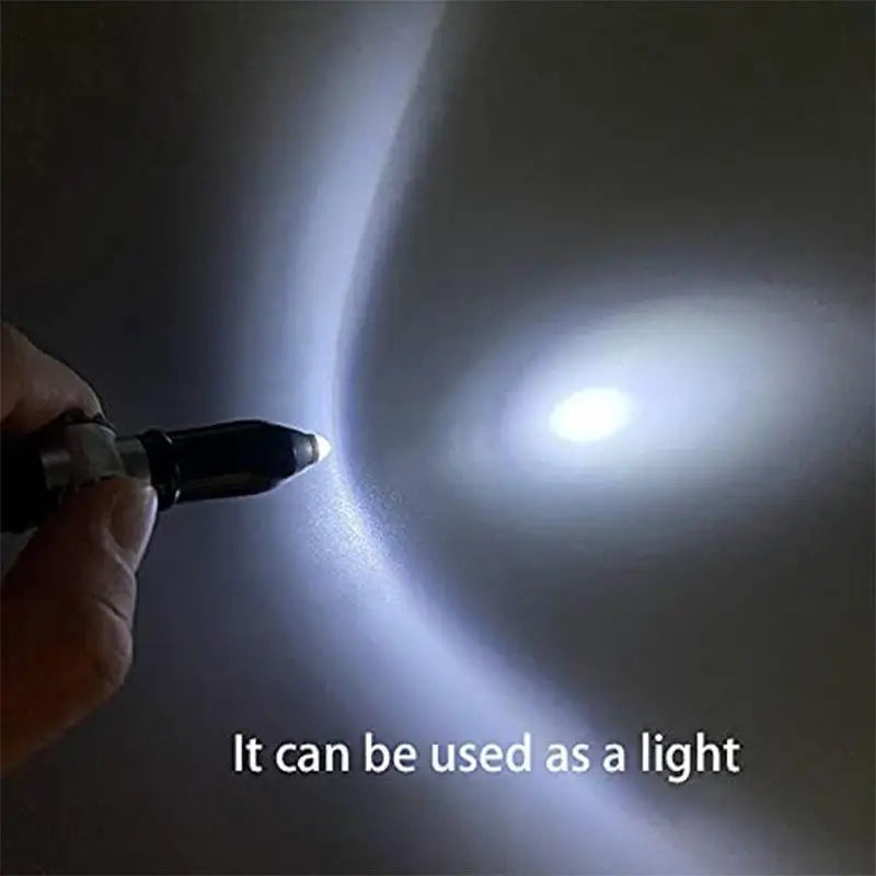 2 In 1 LED Rotating Touch Screen Fingertip Pen -  - #tag2#