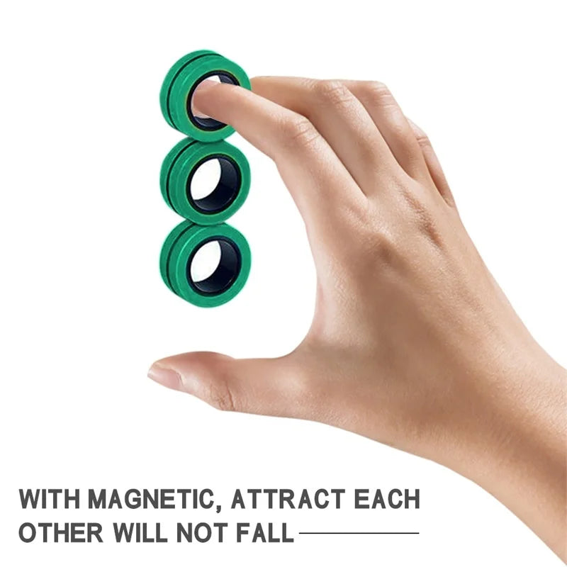 3PCS Fingertip Magnetic Rings -  - #tag2#