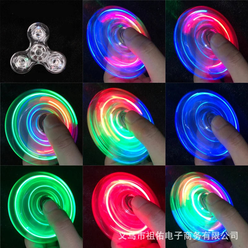 Crystal Luminous LED light Fidget Spinner -  - #tag2#