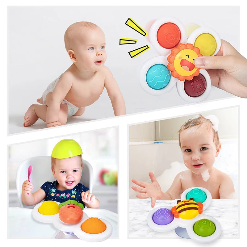 3pcs Baby Cartoon Fidget Spinners -  - #tag2#