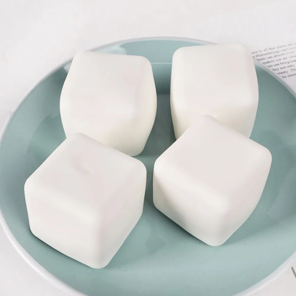 Squishy Flexible Tofu Stress Cubes