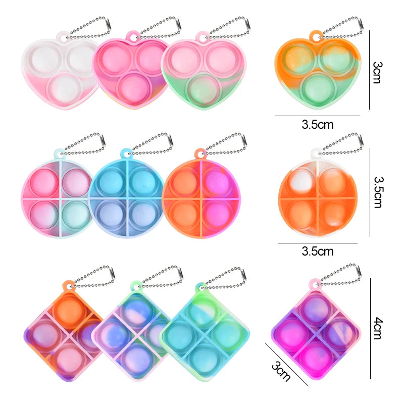 10/20pcs Mini Pop Keychain -  - #tag2#