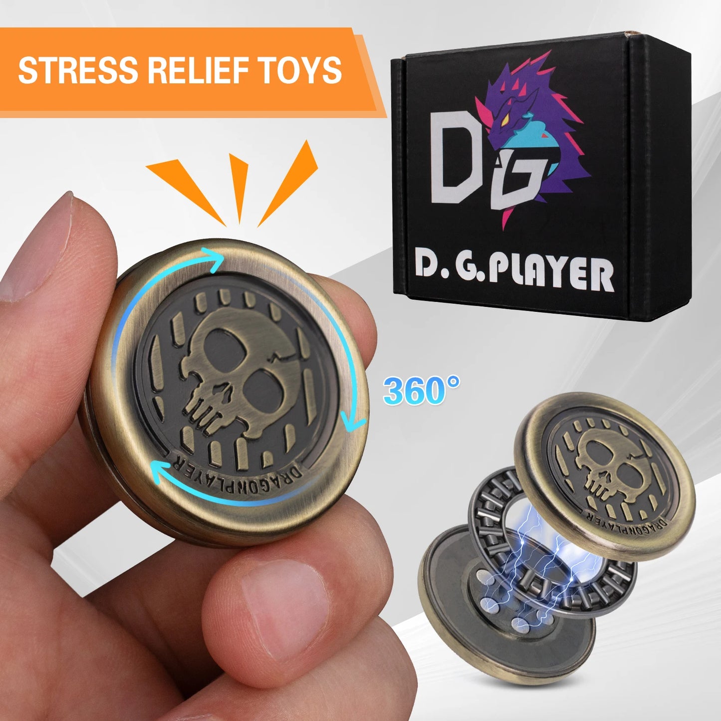 Metal Fidget Sliders - Dragonplayer -  - #tag2#