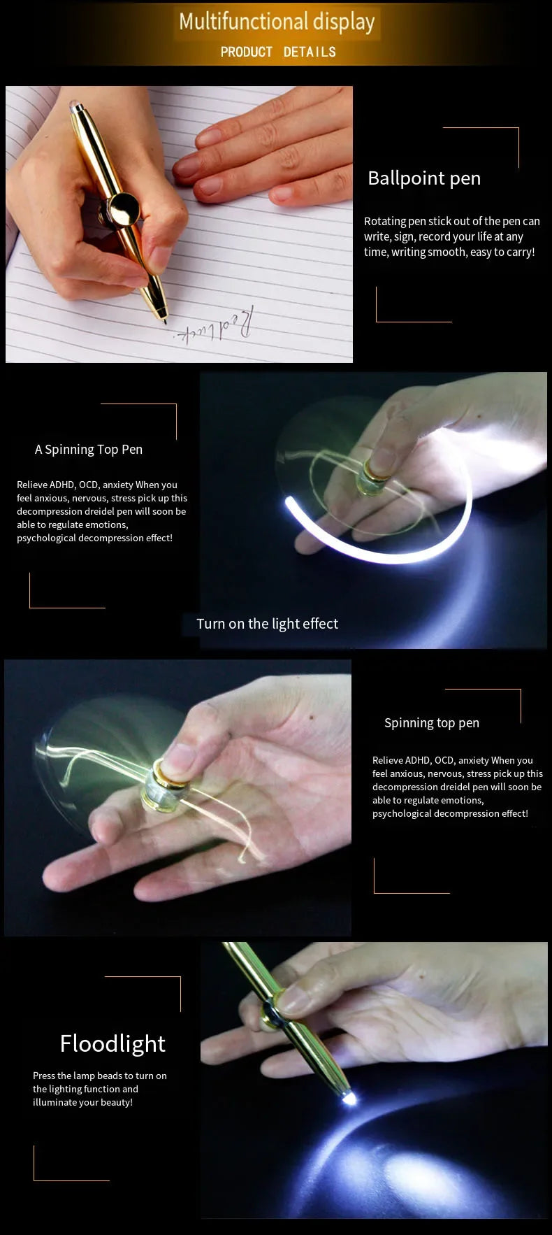 Signature Pen Light Spinner -  - #tag2#